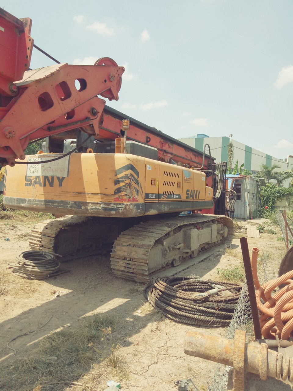 Cho thuê máy khoan cọc nhồi Sany 220